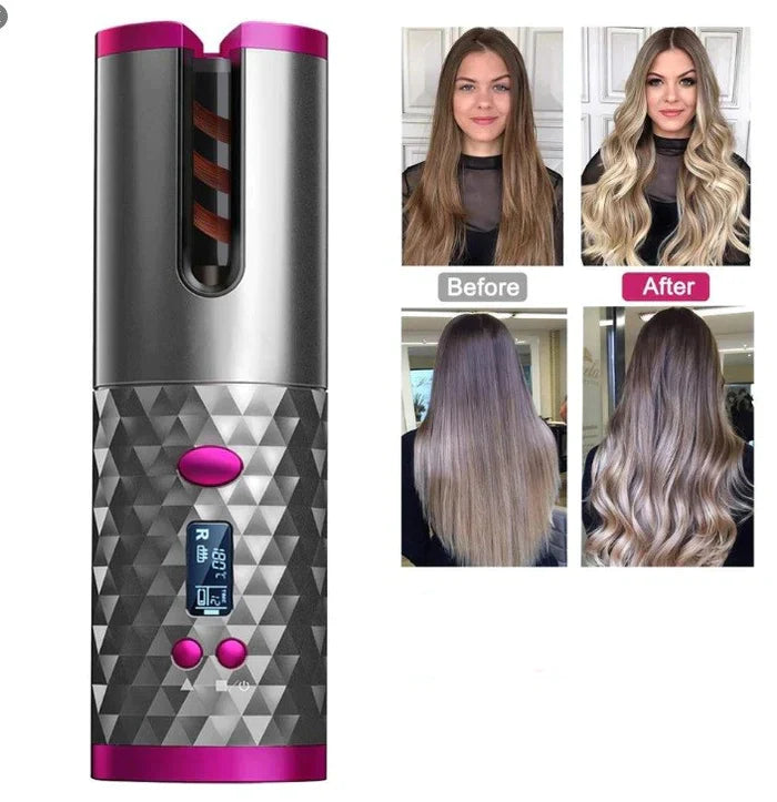 Wireless Hair Curler for Travel