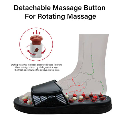 Foot Acupressure Slippers for Pain Relief & Circulation